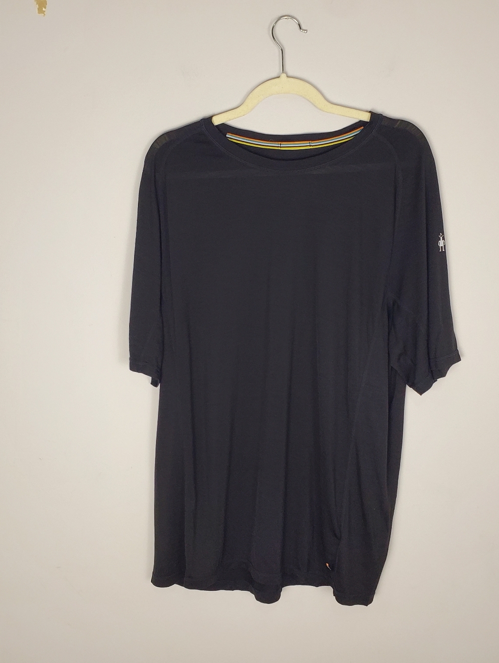 Smartwool Active Ultralite Short Sleeve Shirt Men's Size XL Black - Picture 15 of 16